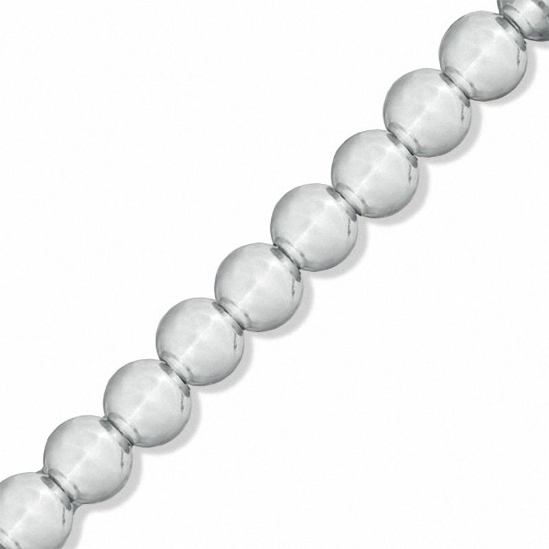 Previously Owned - 8.0mm Bead Bracelet in Sterling Silver - 7.5"