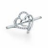 Previously Owned - 0.10 CT. T.W. Diamond Heart Ring in Sterling Silver