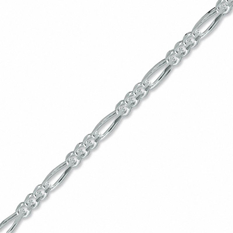 Previously Owned - Men's 7.0mm Figaro Chain Bracelet in Sterling Silver - 8.5"|Peoples Jewellers