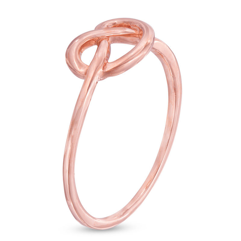 Previously Owned - Heart-Shaped Knot Ring in 10K Rose Gold|Peoples Jewellers
