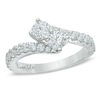 Thumbnail Image 1 of Previously Owned - Ever Us™ 1.50 CT. T.W. Two-Stone Diamond Ring in 14K White Gold