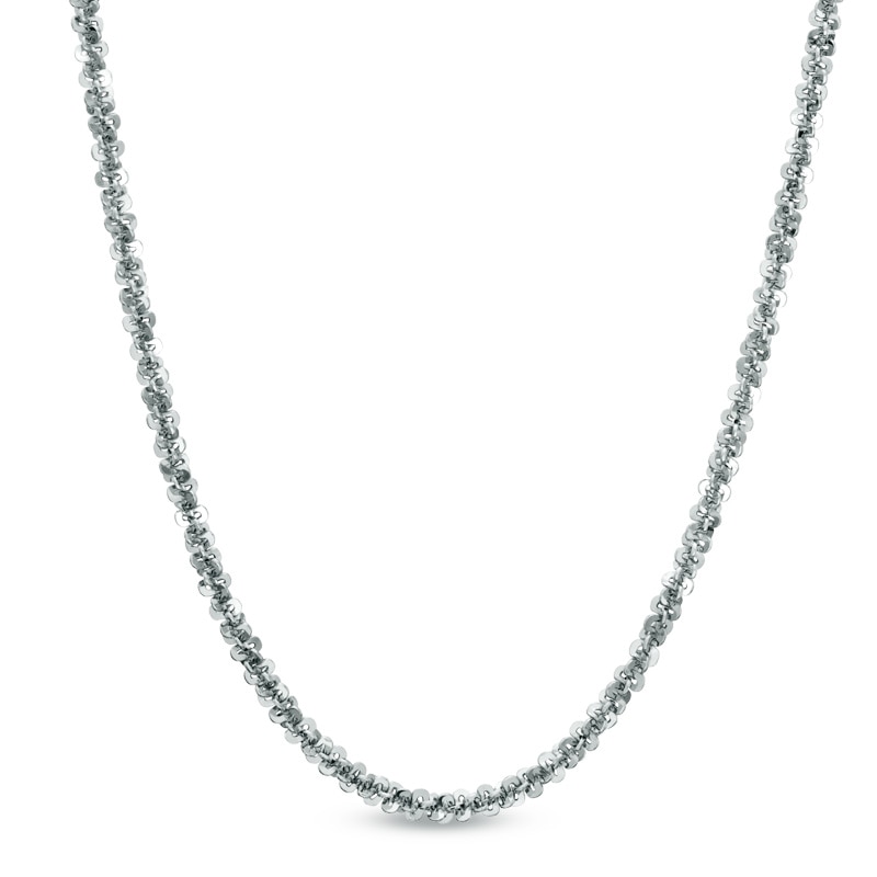 Previously Owned - Ladies' 1.5mm Sparkle Chain Necklace in Sterling Silver - 18"