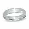 Thumbnail Image 1 of Previously Owned - Men's 5.0mm Comfort Fit Wedding Band in 14K White Gold