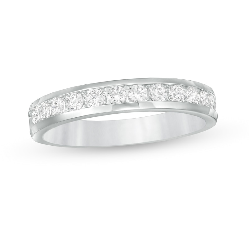 Previously Owned - 0.50 CT. T.W. Colourless Diamond Band in 18K White Gold (E/I1)|Peoples Jewellers