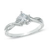 Thumbnail Image 0 of Previously Owned - 0.40 CT.   Princess-Cut Diamond Solitaire Ring in 14K White Gold (I/I1)