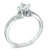 Previously Owned - 0.40 CT.   Princess-Cut Diamond Solitaire Ring in 14K White Gold (I/I1)