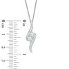 Thumbnail Image 1 of Previously Owned - Ever Us™ 0.50 CT. T.W. Two-Stone Diamond Bypass Pendant in 14K White Gold - 19"