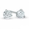 Thumbnail Image 1 of Previously Owned - 0.20 CT. T.W.  Diamond Solitaire Stud Earrings in 14K White Gold (I/I2)