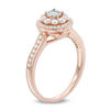 Thumbnail Image 1 of Previously Owned - 0.45 CT. T.W. Diamond Double Frame Engagement Ring in 10K Rose Gold