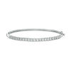 Thumbnail Image 0 of Previously Owned - 1.00 CT. T.W. Diamond Straight Line Bangle in 10K White Gold