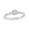 Thumbnail Image 1 of Previously Owned - Cherished Promise Collection™ Quad Princess-Cut Diamond Promise Ring in Sterling Silver