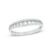 Previously Owned - 0.40 CT. T.W. Diamond Double Row Band in 14K White Gold