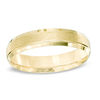 Thumbnail Image 0 of Previously Owned - Men's 5.0mm Bevelled Edge Comfort Fit Wedding Band in 10K Gold