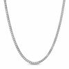 Thumbnail Image 0 of Previously Owned - 1.0mm Gourmette Chain Necklace in 10K White Gold - 20"
