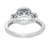 Thumbnail Image 3 of Previously Owned - 0.45 CT. T.W. Diamond Past Present Future® Oval Double Frame Engagement Ring in 10K White Gold