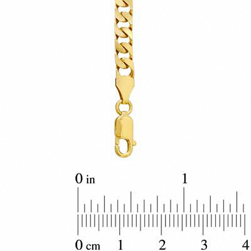 Previously Owned - Men's Square Link Chain Necklace in Solid 10K Gold - 22"|Peoples Jewellers
