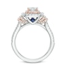 Previously Owned - Vera Wang Love Collection 1.20 CT. T.W. Diamond Double Frame Engagement Ring in 14K Two-Tone Gold