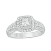 Previously Owned - Vera Wang Love Collection 0.95 CT. T.W. Princess-Cut Diamond Engagement Ring in 14K White Gold