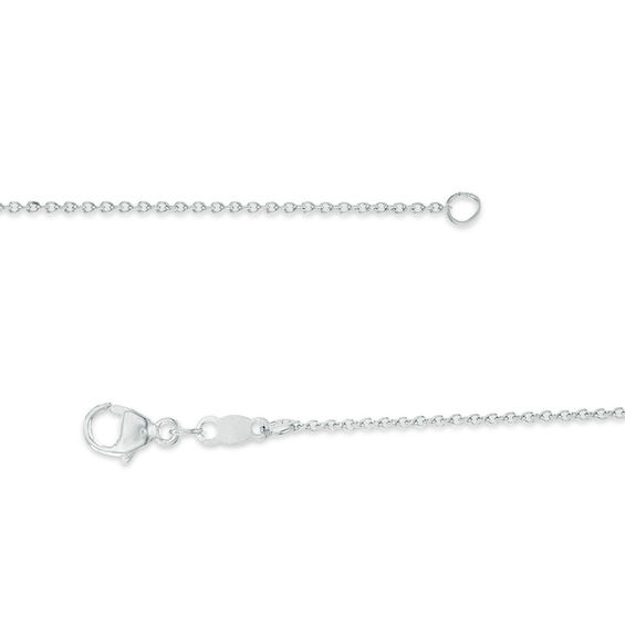 Previously Owned - Diamond Accent Heart Key and Lock Double Strand Necklace in Sterling Silver and 10K Rose Gold - 25"