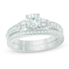 Thumbnail Image 0 of Previously Owned -  0.95 CT. T.W. Diamond Bridal Set in 14K White Gold