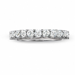 Previously Owned - 0.50 CT. T.W. Diamond Prong Band in 14K White Gold