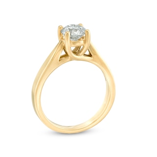 Previously Owned -  1.00 CT. Diamond Solitaire Engagement Ring in 14K Gold