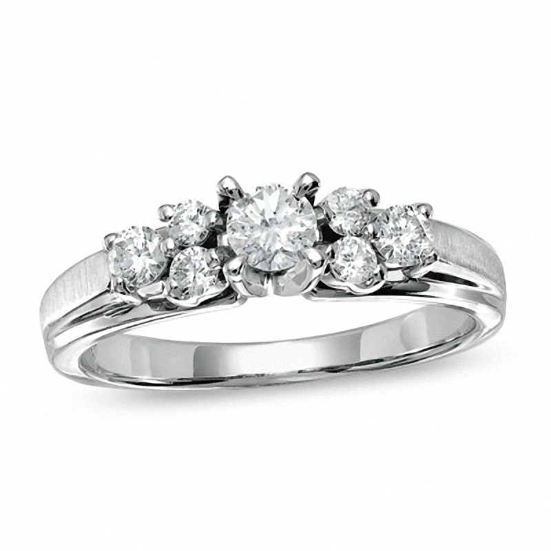 Previously Owned - 0.25 CT. T.W. Diamond Engagement Ring in 14K White Gold|Peoples Jewellers