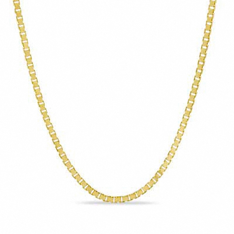 Previously Owned - 1.15mm Box Chain Necklace in 14K Gold - 22"