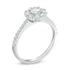 Previously Owned - 1.00 CT. T.W. Diamond Flower Engagement Ring in 14K White Gold