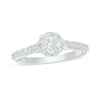 Thumbnail Image 1 of Previously Owned - 1.00 CT. T.W. Diamond Frame Engagement Ring in 14K White Gold