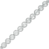 Thumbnail Image 0 of Previously Owned - 0.25 CT. T.W. Diamond Vintage-Style Tennis Bracelet in Sterling Silver