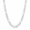 Previously Owned - Men's 6.5mm Figaro Chain Necklace in Sterling Silver - 22"