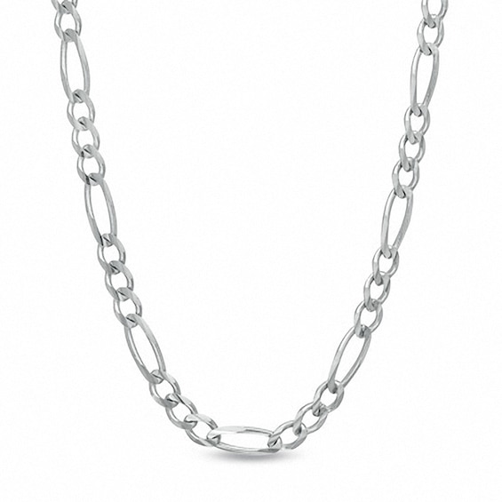 Previously Owned - Men's 6.5mm Figaro Chain Necklace in Sterling Silver - 22"