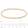 Previously Owned - 3.0mm Rope Chain Necklace and Bracelet Set in 14K Gold - 22"