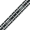 Thumbnail Image 0 of Previously Owned - Men's 0.28 CT. T.W. Diamond Triple Row Link Bracelet in Stainless Steel and Black IP - 8.75"