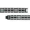 Thumbnail Image 1 of Previously Owned - Men's 0.28 CT. T.W. Diamond Triple Row Link Bracelet in Stainless Steel and Black IP - 8.75"
