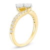 Thumbnail Image 2 of Previously Owned - Ever Us™ 0.50 CT. T.W. Two-Stone Diamond Bypass Ring in 14K Gold