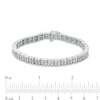 Thumbnail Image 2 of Previously Owned - 0.50 CT. T.W. Diamond Two Row Bracelet in Sterling Silver - 7.5"