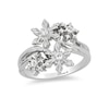 Thumbnail Image 0 of Previously Owned - Enchanted Disney Elsa 0.085 CT. T.W. Diamond Snowflake Ring in Sterling Silver