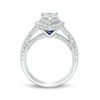 Thumbnail Image 3 of Previously Owned - Vera Wang Love Collection 1.58 CT. T.W. Pear-Shaped Diamond Double Frame Twist Engagement Ring in 14K White Gold