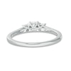 Thumbnail Image 4 of Previously Owned - 0.46 CT. T.W. Diamond Past Present Future® Engagement Ring in 10K White Gold