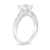 Thumbnail Image 2 of Previously Owned - 1.00 CT. Princess-Cut Diamond Solitaire Engagement Ring in 14K White Gold (I/I2)