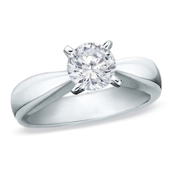 Previously Owned - Celebration Lux® 1.00 CT. Diamond Solitaire Engagement Ring in 14K White Gold (I/SI2)