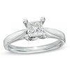 Thumbnail Image 1 of Previously Owned - Celebration Ideal 0.70 CT. Princess-Cut Diamond Ring in 14K White Gold (I/I1)