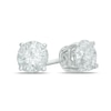 Previously Owned - 1.20 CT. T.W. Diamond Solitaire Stud Earrings in 14K White Gold