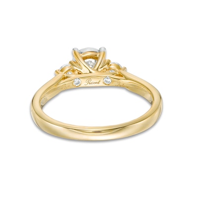 Previously Owned - 0.50 CT. T.W. Diamond Past Present Future® Engagement Ring in 10K Gold