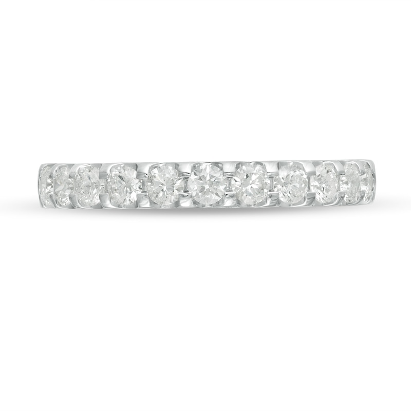 Main Image 4 of Previously Owned - 0.58 CT. T.W. Diamond Anniversary Band in 10K White Gold