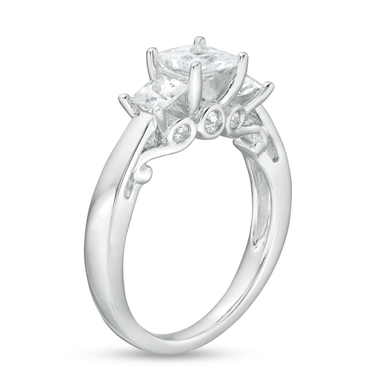 Previously Owned -  1.00 CT. T.W. Princess-Cut Diamond Engagement Ring in 14K White Gold|Peoples Jewellers