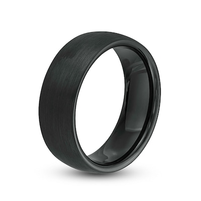 Previously Owned - Men's 8.0mm Wedding Band in Tantalum with Black Ion-Plate - Size 10