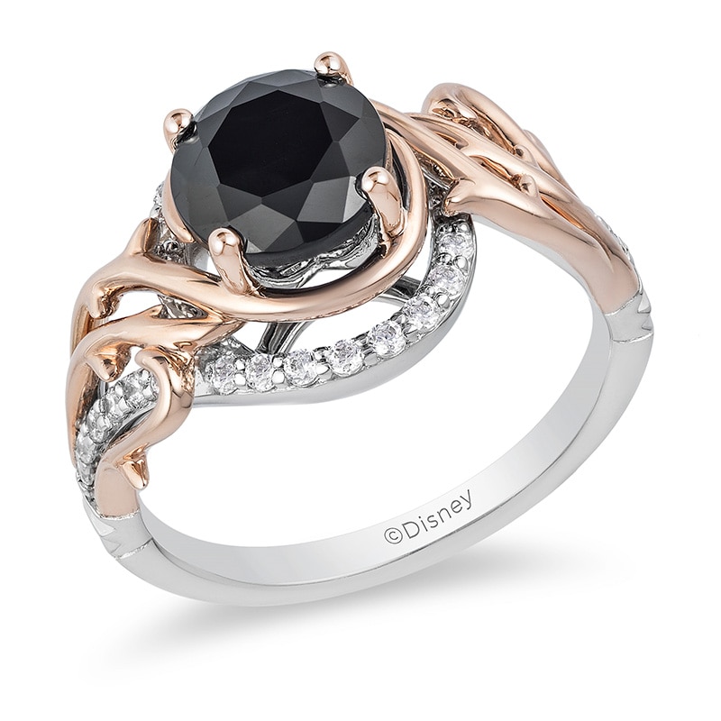 Previously Owned - Enchanted Disney Villains Maleficent 2.00 CT. T.W. Black Diamond Thorn Engagement Ring|Peoples Jewellers